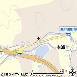 徳島県鳴門市瀬戸町明神（張）周辺の地図