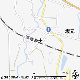 香川県東かがわ市坂元303周辺の地図