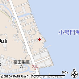 徳島県鳴門市瀬戸町明神丸山206周辺の地図