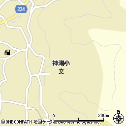 神津島村立神津小学校周辺の地図
