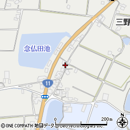 香川県三豊市三野町大見甲-516周辺の地図