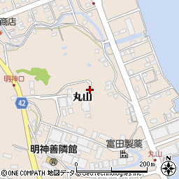 徳島県鳴門市瀬戸町明神周辺の地図