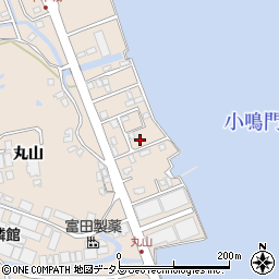 徳島県鳴門市瀬戸町明神丸山212周辺の地図