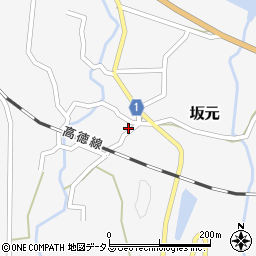 香川県東かがわ市坂元280周辺の地図