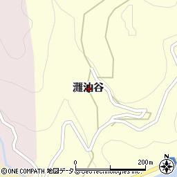 兵庫県南あわじ市灘油谷周辺の地図