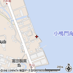 徳島県鳴門市瀬戸町明神丸山209周辺の地図