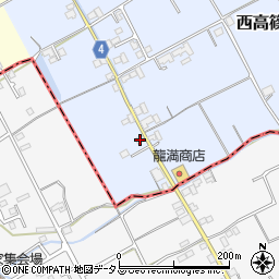 香川県仲多度郡まんのう町西高篠152周辺の地図