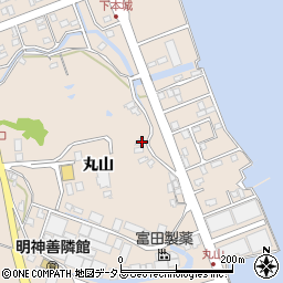 徳島県鳴門市瀬戸町明神丸山周辺の地図