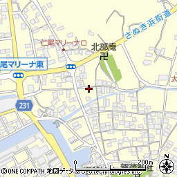 香川県三豊市仁尾町仁尾丁1378周辺の地図