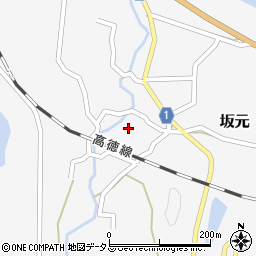 香川県東かがわ市坂元291周辺の地図