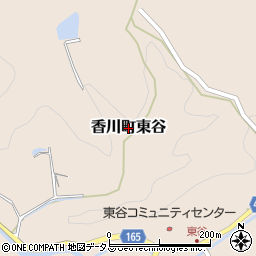香川県高松市香川町東谷周辺の地図