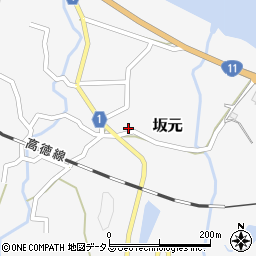 香川県東かがわ市坂元175-1周辺の地図