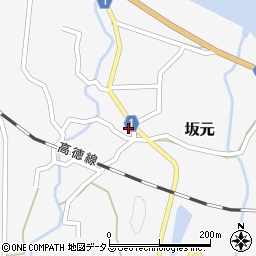 香川県東かがわ市坂元277周辺の地図