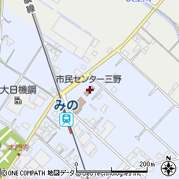三豊市シルバー人材センター（公益社団法人）　三野・仁尾連絡所周辺の地図
