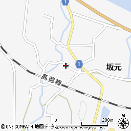 香川県東かがわ市坂元285周辺の地図