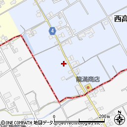 香川県仲多度郡まんのう町西高篠167周辺の地図