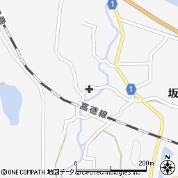 香川県東かがわ市坂元566周辺の地図