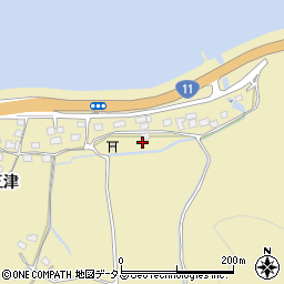 徳島県鳴門市北灘町折野三津264周辺の地図