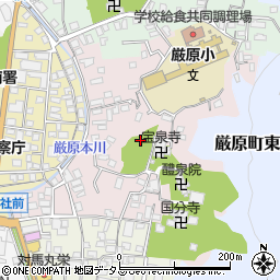 長崎県対馬市厳原町天道茂周辺の地図