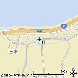徳島県鳴門市北灘町折野三津260周辺の地図