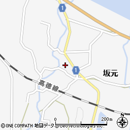 香川県東かがわ市坂元274周辺の地図