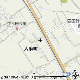 香川県善通寺市大麻町749-4周辺の地図