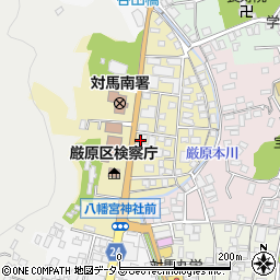 長崎新聞社対馬支局周辺の地図