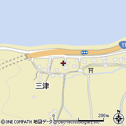 徳島県鳴門市北灘町折野三津256周辺の地図