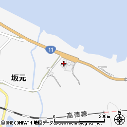 香川県東かがわ市坂元26周辺の地図