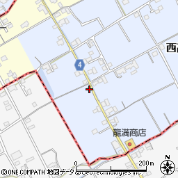 香川県仲多度郡まんのう町西高篠168周辺の地図