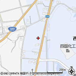 香川県東かがわ市西山420周辺の地図