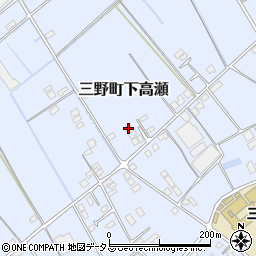 香川県三豊市三野町下高瀬1498-26周辺の地図
