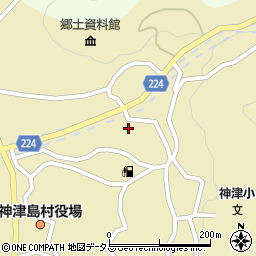 東京都神津島村608周辺の地図