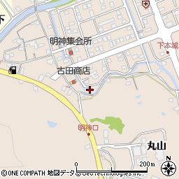 徳島県鳴門市瀬戸町明神下本城1周辺の地図