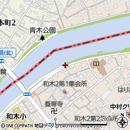 山口県玖珂郡和木町和木2丁目14周辺の地図