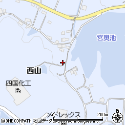 香川県東かがわ市西山1064周辺の地図