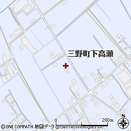 香川県三豊市三野町下高瀬1142-2周辺の地図