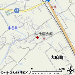 香川県善通寺市大麻町935-1周辺の地図