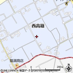香川県仲多度郡まんのう町西高篠203周辺の地図