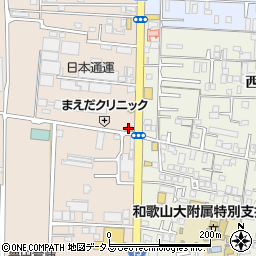 和歌山西小二里郵便局 ＡＴＭ周辺の地図