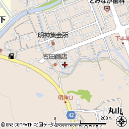 徳島県鳴門市瀬戸町明神下本城184周辺の地図