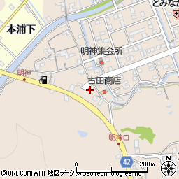 徳島県鳴門市瀬戸町明神下本城62周辺の地図
