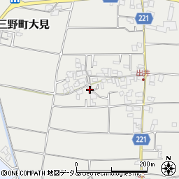 香川県三豊市三野町大見甲-380周辺の地図