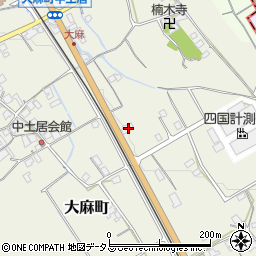 香川県善通寺市大麻町824-1周辺の地図