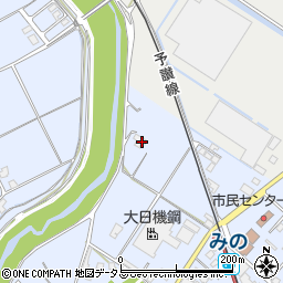 香川県三豊市三野町下高瀬1813-1周辺の地図