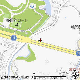 徳島県鳴門市鳴門町高島山路256周辺の地図