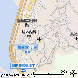 法晃寺周辺の地図