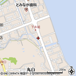 徳島県鳴門市瀬戸町明神下本城164-10周辺の地図