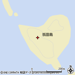東京都神津島村祗苗島周辺の地図