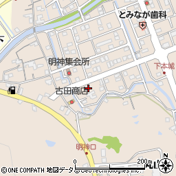 徳島県鳴門市瀬戸町明神下本城183周辺の地図
